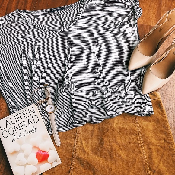 Brandy Melville Striped Top One Size - Picture 2 of 6